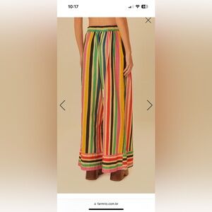 NWT Farm Rio Rainbow Striped Trousers (L)